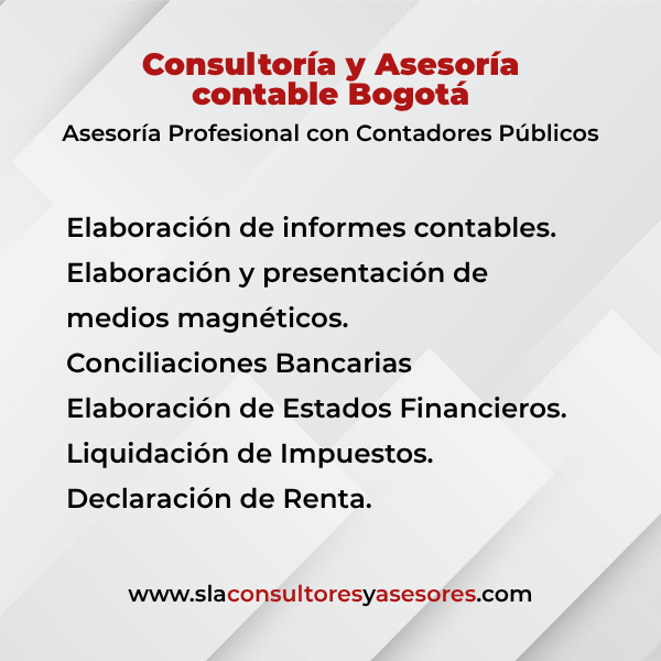 Consultoría y Asesoría contable Bogotá