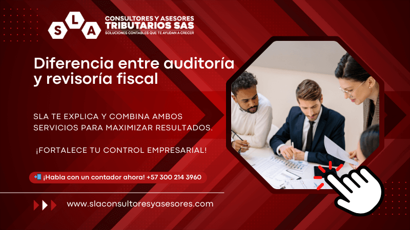 Diferencia entre auditoría y servicio de revisoría fiscal​